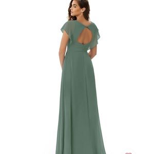 Azazie Rylee Dress- Eucalyptus A14